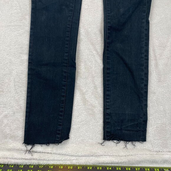 BDG Womens Jeans 25W Twig High Rise Black Skinny Cotton/Spandex - Picture 11 of 16